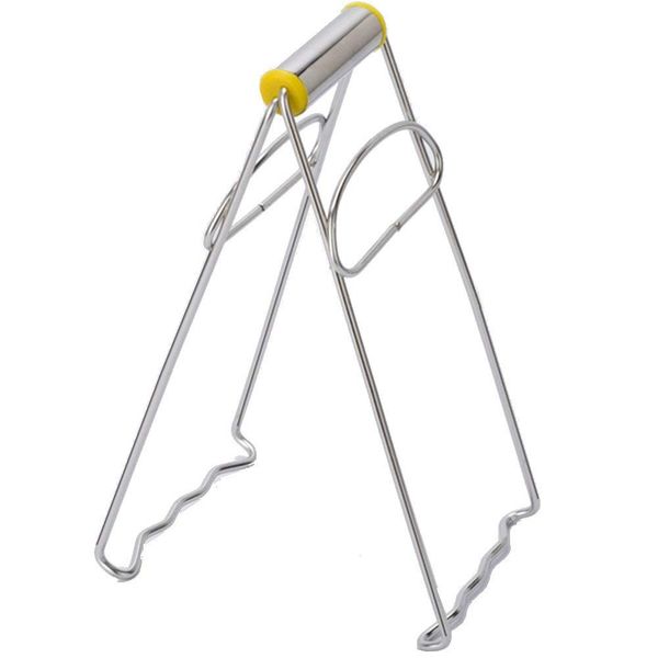 Cucina in acciaio inox piastra anti-caldo piastra pinza clip pentole pinza pieghevole piatto caldo clip piastra Retriever pinze