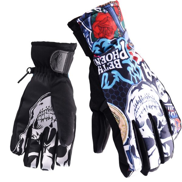 

men women snowboard ski gloves winter motorcycle riding cycling gloves non-slip windproof waterproof snow skiing finger