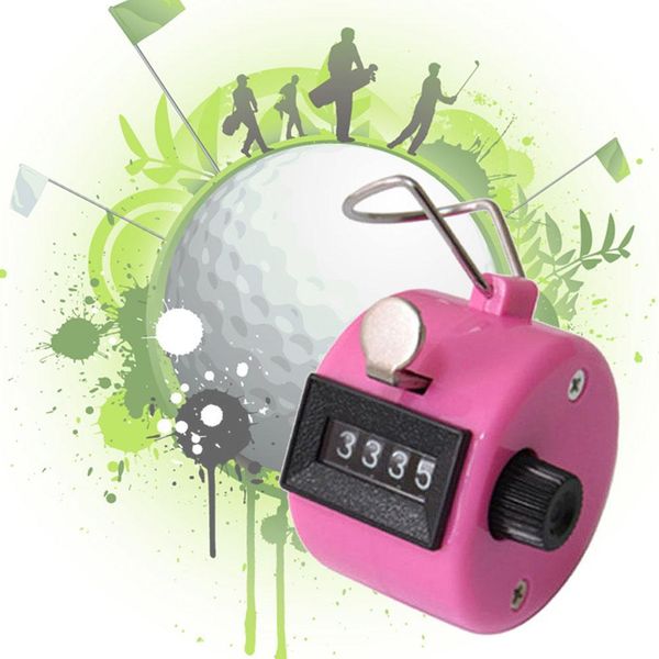 

hand tally counter metal counter 4 digit manual counters pressing the manual people counting cliker pink