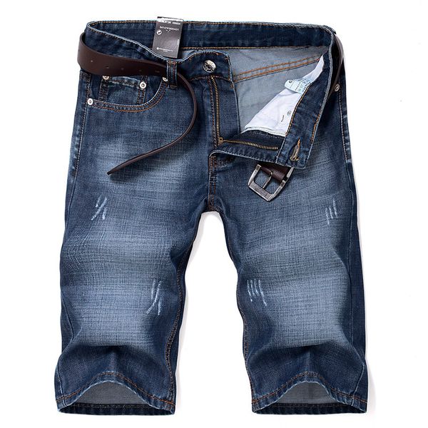 

2018 summer new men's fashion boutique comfortable blue casual jeans denim shorts men's cotton leisure beach shorts pants male