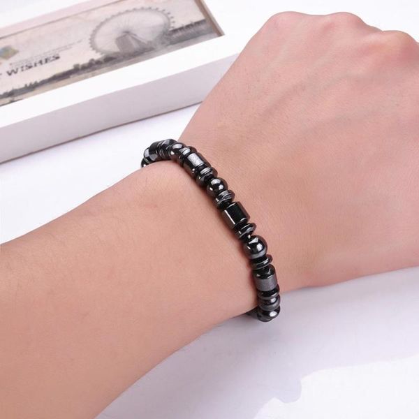 

popular lose weight beads bracelet magnetic simple healthy health slimming bracelet bio magnetic and magnetic products bracelet, Golden;silver