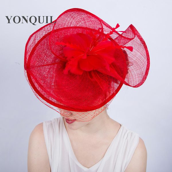 New Arrival Kentucky Fascinators With Feather Derby Hats For Tea