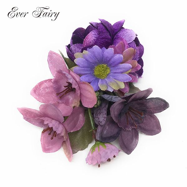 

ever fairy wedding simulation flowers hair clips handmade pgraphy props children hairpin brooch hair accessories