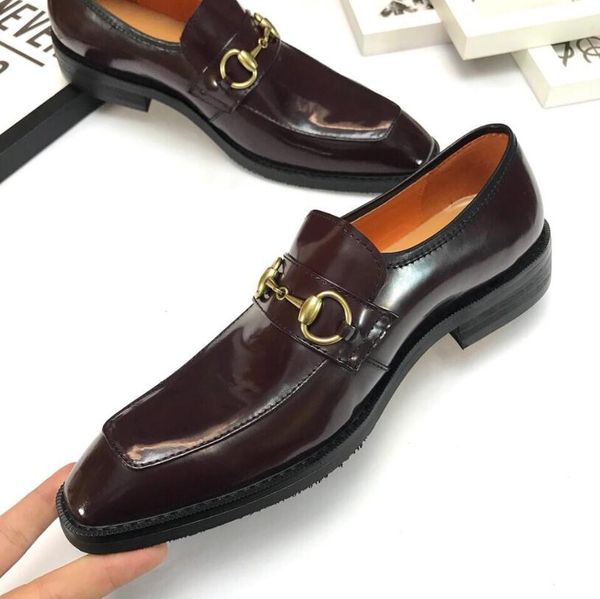 

men dress leather shoes formal genuine leather business casual shoes men dress office luxury shoes male breathable oxfords, Black