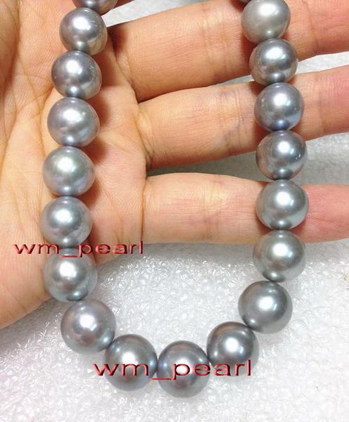 

fast real new fine genuine pearl jewelry 18inches, Silver