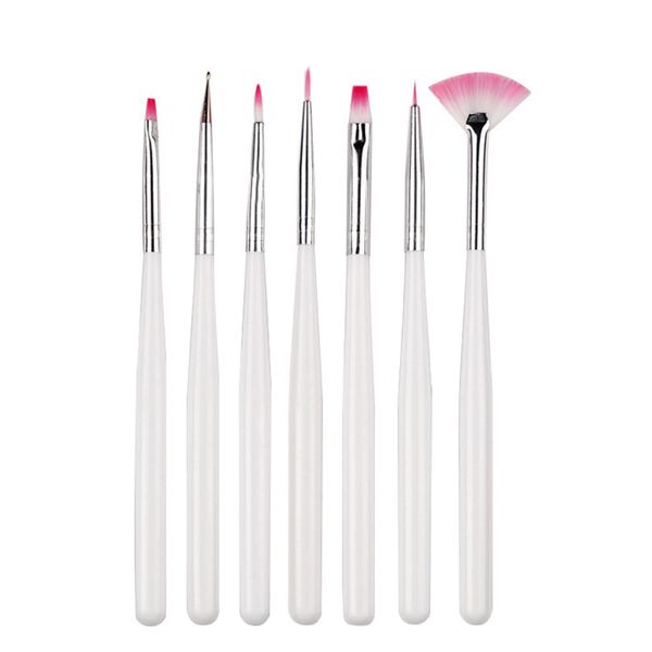 

7pcs/set professional nail art pen engraving embossing decorations brush professional manicure painting tools kit