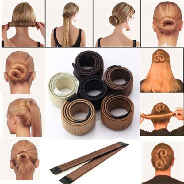 Hair Magic Tools Bun Maker Hair Ties Girl Diy Styling Donut Former