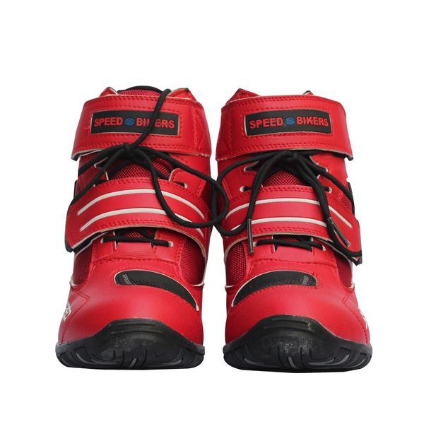 

motorcycle boots pro-biker high ankle racing boots bikers leather race motocross motorbike riding shoes for women men shoe