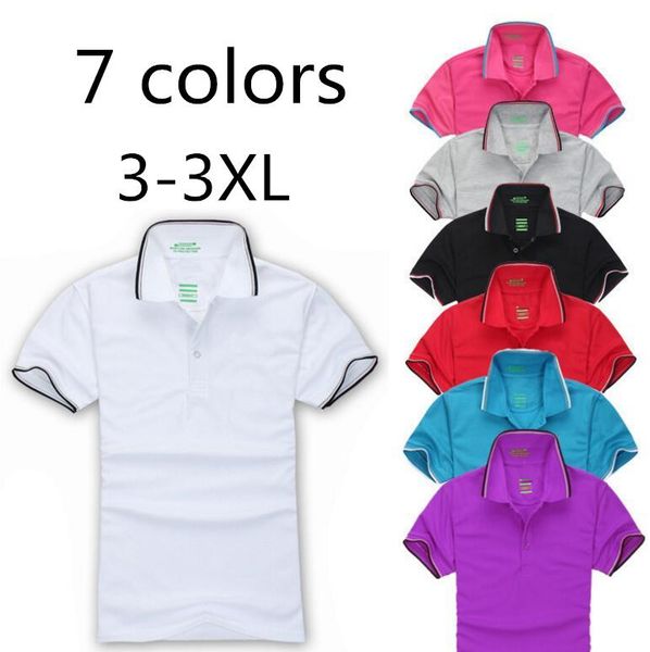 

Поло с коротким рукавом топы высокое качество письма вышивка вышивка рубашка пол