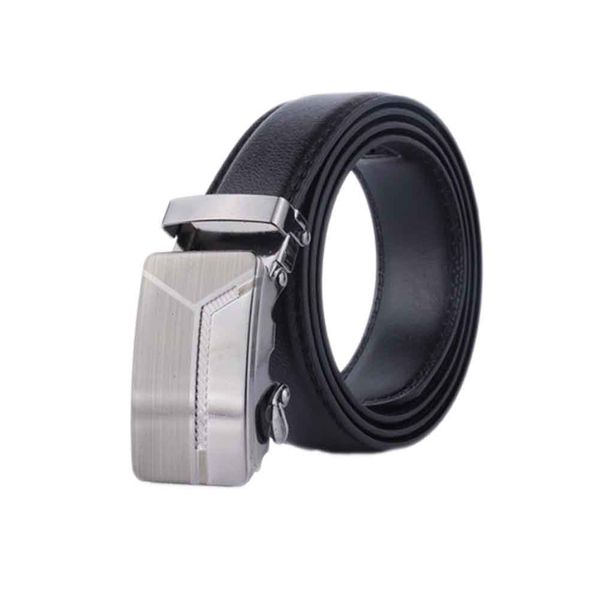 

high-grade belt automatic buckle belts leisure business leather men's belt manufacturer provides straightly, Black;brown