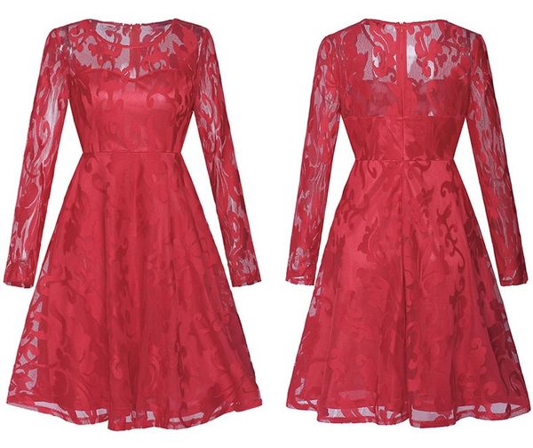 

женщины платье кружево платье европа и соединенные штаты платье, Black;gray