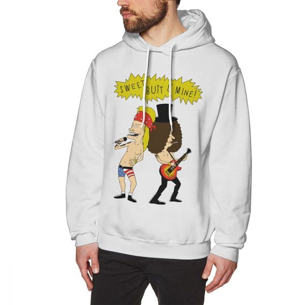 

2018 new arrival beavis and butthead hoodies geek for male, Black