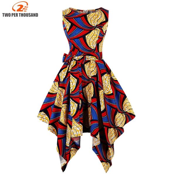 

s-4xl plus size african dresses for women africa clothing asymmetrical dress middle east dashiki dresses bazin riche traditional, Red