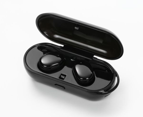 

sport headphone phone mini twins wireless bluetooth 4.1 stereo headset waterproof in-ear earphones earbuds 9100tws with charging