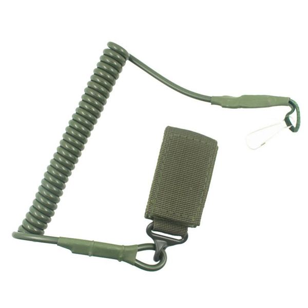 

elastic anti-lost tactical stretching airsoft rope anti-theft key hanging retractable paintball accessories new pistol lanyard wholesale