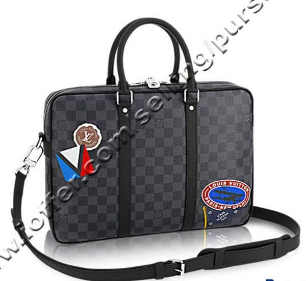 

Voyage pm n41053 graphite ticker bag women handbag houlder me enger tote iconic cro body bag handle