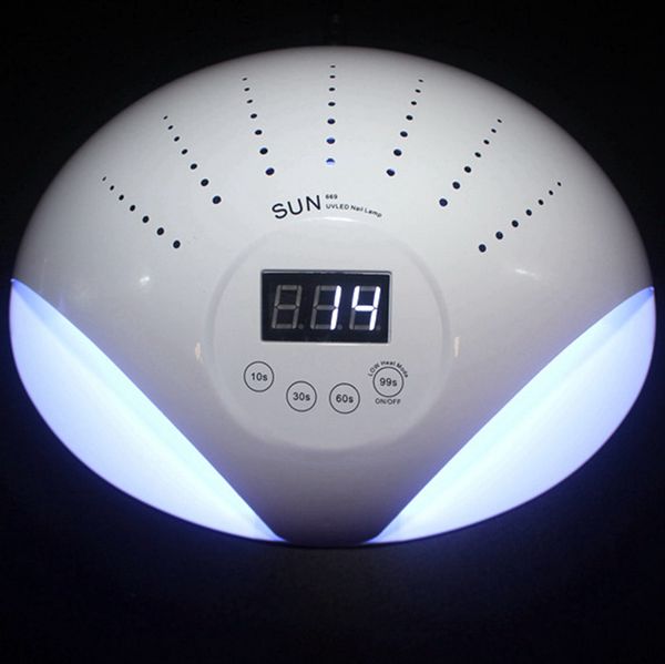 

48w nail lamp uv lamps ice nail dryer gel polish curing machine all for sun uv manicure 2 two hands nails art div with cool fan