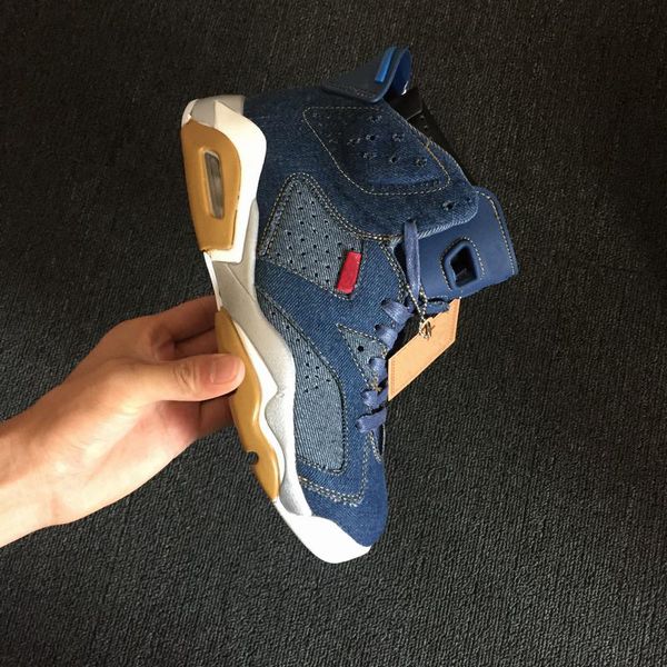 

с коробкой) быстрая перевозка груза dhl 6 голубых ботинок джинсовой ткани высокого качества джинсыов, Black