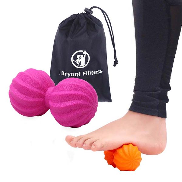 

tpe fitness spiral peanut massage ball deep tissue massager for myofascial release physical therapy pain relief sore muscles