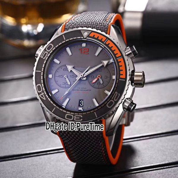 

новая планета океан коаксиальный 600m 215.32.46.51.01.001 стальной корпус черный оранжевый безель miyota кварцевый хронограф мужские часы се, Slivery;brown