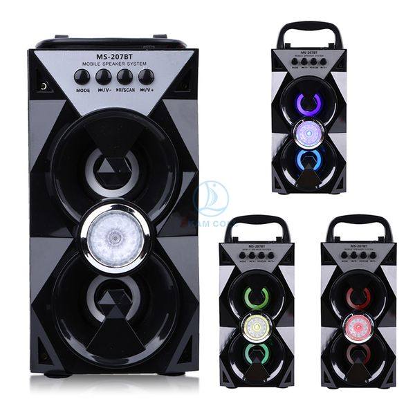 2019 Ms 207bt High Power Bluetooth Dual Wireless Speaker Portable Indoor Outdoor Speakers With Usb Tf Aux Fm Radio From Kamcoll