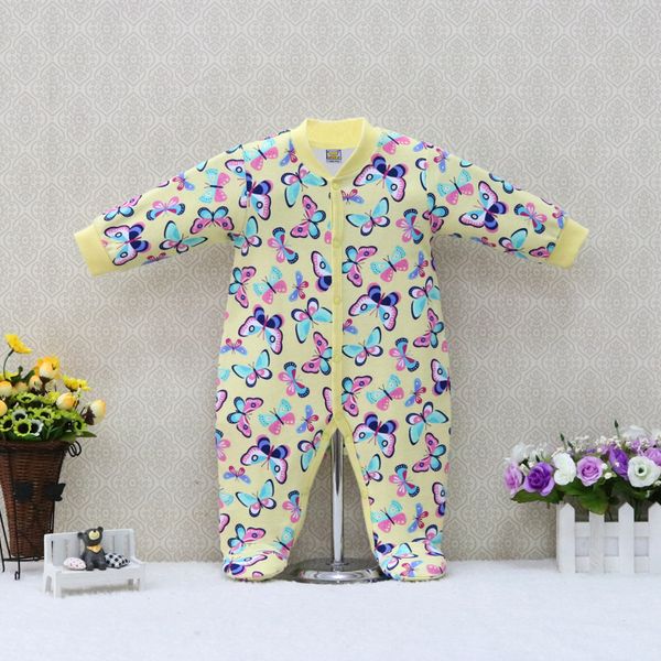 

2018 new little q pure 100% cotton one pieces bodysuits for newborn girls toddler long sleeve boys baby clothes spring clothing, Blue
