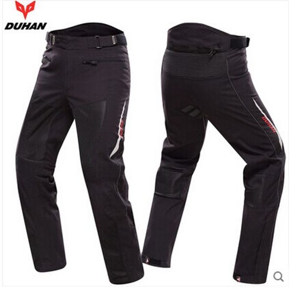 

new motorcycle pants men pantalones moto pants motocross grey black motorbike racing trouser with knee guards duhan m l xl xxl