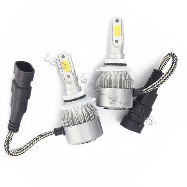 

c6 h4 h13 9004 9007 5202 cob led car headlamp bulb kit 8000lm automobiles super bright 6000k auto headlight bulb