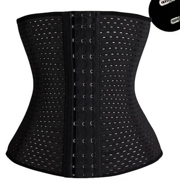 

women waist trainer shapers waist trainer corset slimming belt shaper body shaper modeling strap belt corset plus size, Black;white