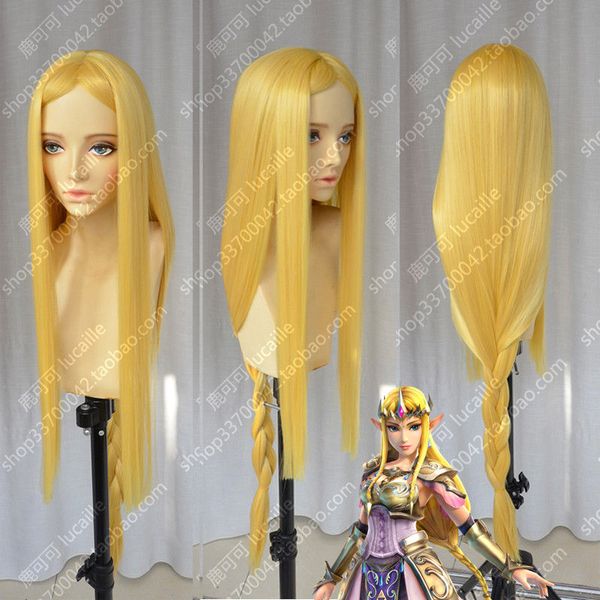 The Legend Of Zelda Princess Zelda Wig 100cm Long Braid