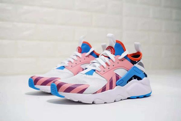 

piet parra huarache multicolor running shoes men women white pure platinum airs sneaker, Black