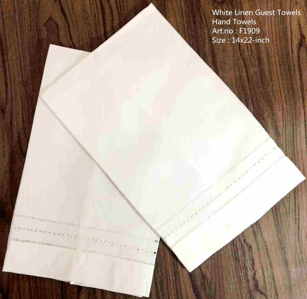 

set of 12 fashion handkerchiefs towel white linen hand towel guest towel with vintage hemstitched edges and drawnwork for home decorting