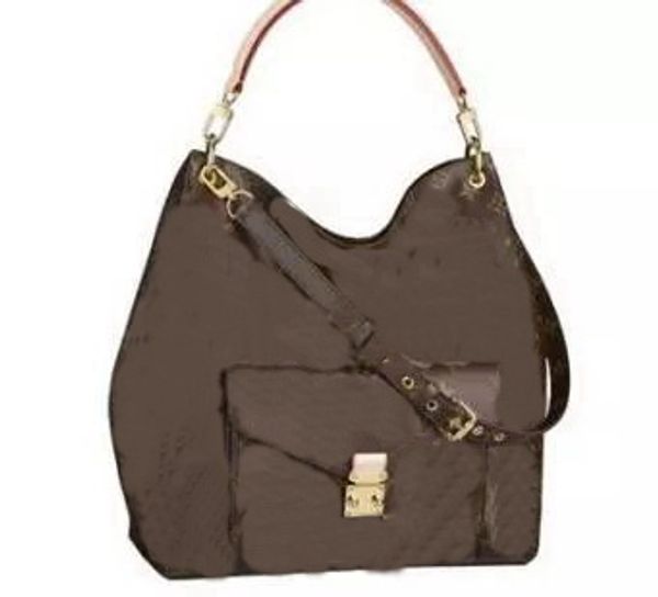 

2017new genuine leather women's handbag pochette metis shoulder bags crossbody bags messenger bag m9988
