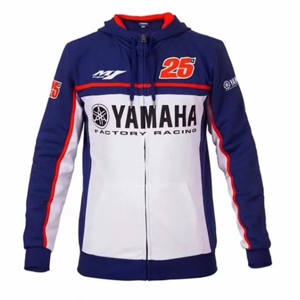 

2018 новый MotoGP Maverick Vinales 25 взрослых балахон для Yamaha завод M1 гоночная команда толстов