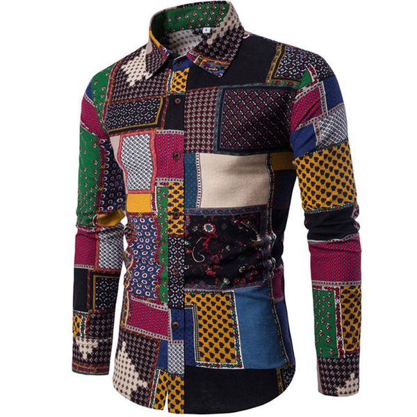 

luxury men's stylish casual shirt slim fit long sleeve floral shirt, White;black