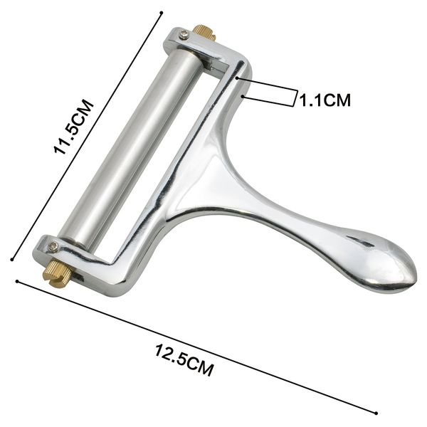 

eco-friendly manual zinc alloy cheese slicer adjustable butter cutter cheese grater knife baking cooking tool kitchen gadgets