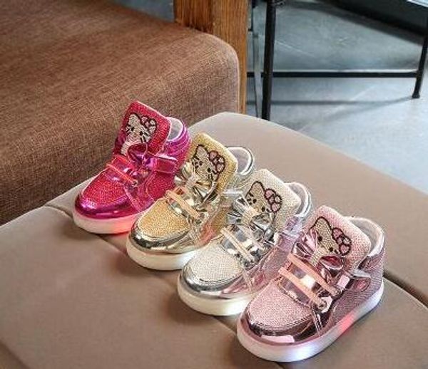 

Hello Kitty Shoes для девочек Кроссовки Детская обувь для новорожденных Кроссовки для новорожденных Baby Sequined Обувь для малышей для девочек Кроссовки для принцессы