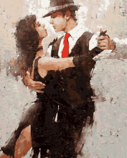 

frameless picture on wall acrylic painting by numbers abstract drawing by numbers unique gift coloring 40x50cm dance