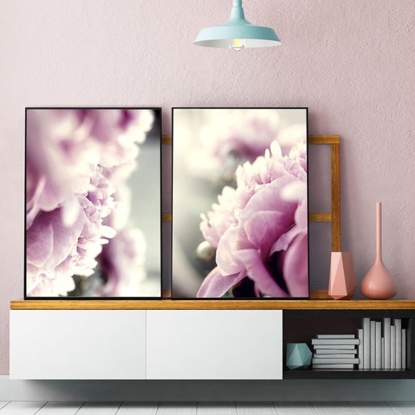 

nordic poster pink roses peony cuadros decoracion picture plakaty posters and prints wall art canvas painting pictures decor