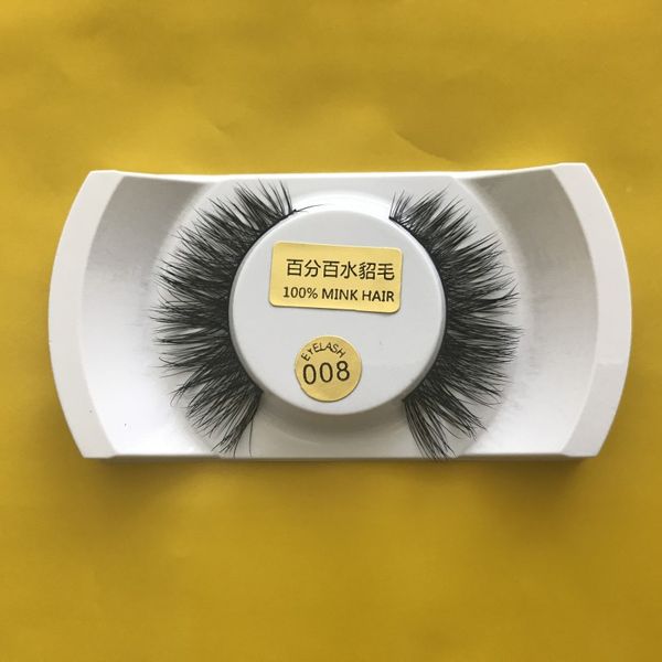 

new arrival 15 styles 3d mink false eyelashes makeup 100% real mink hair natural thick super comfortable eyelash extension