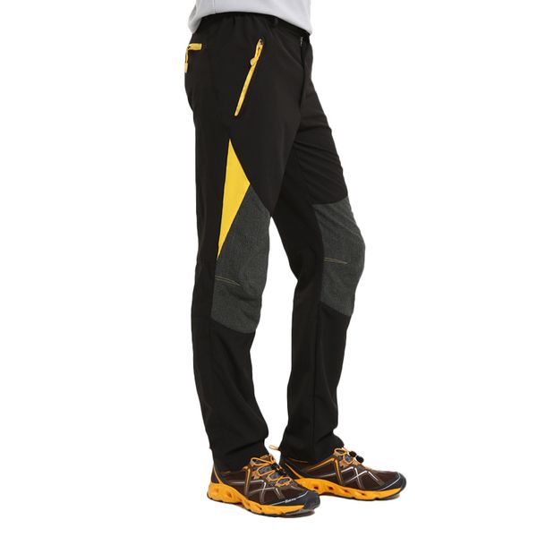 

patchwork dry pants casual nylon fast pants new nice spring summer couples lovers quick dry for men and women, Black