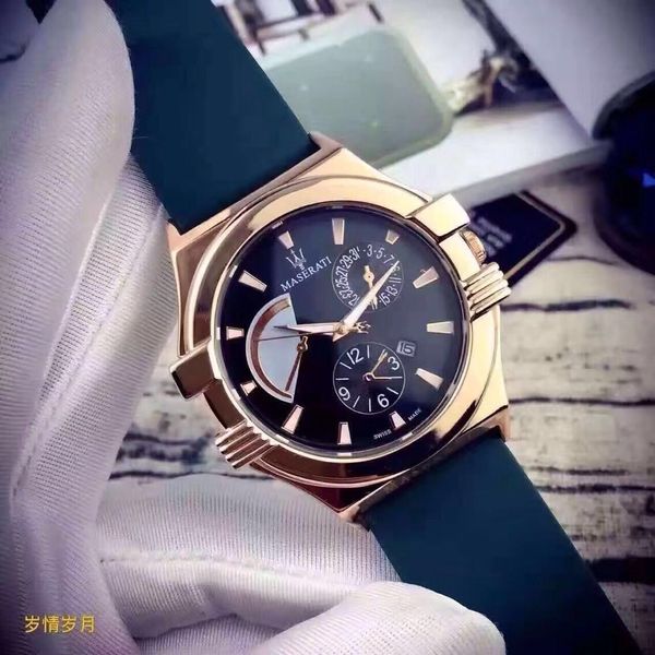 

2018 Luxury New Gent Maserati Watches Stainless Steel Dive Mens Watch AAA Relogio Mens Watches