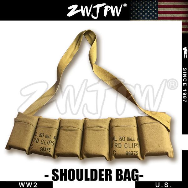 

wwii us army portable ammo magazine pouch cal.30 ball m2 8rd clips lc us/104117