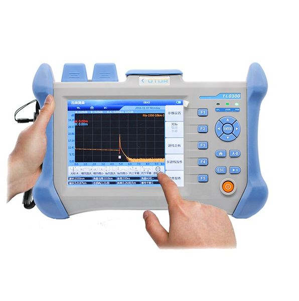 

Engli h e panol inglemode 1310 1550nm 28 26db built in vfl optical time domain reflectometer fiber optic otdr 90km tlo 300a