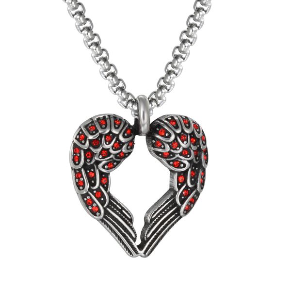 

10pcs/lot 17 designs men's necklaces 316l stainless steel men's pendant necklace tail eagle spider lobster axe jewelry wholesale, Silver