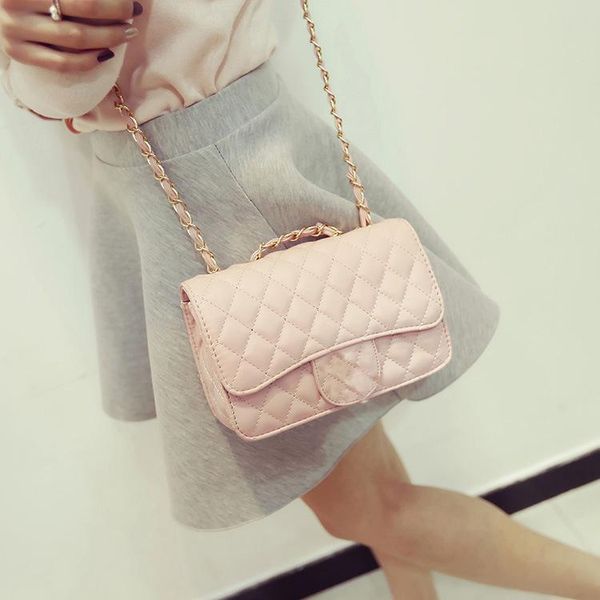 

2018 Fashion Luxury Women Handbags Single Chain Brand Mini Designer Bags For Women Shoulder Bag Make Up Lowest Price Flap