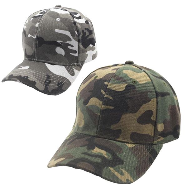 

#5 camouflage baseball cap snapback hat hip-hop adjustable fashion summer, Blue;gray