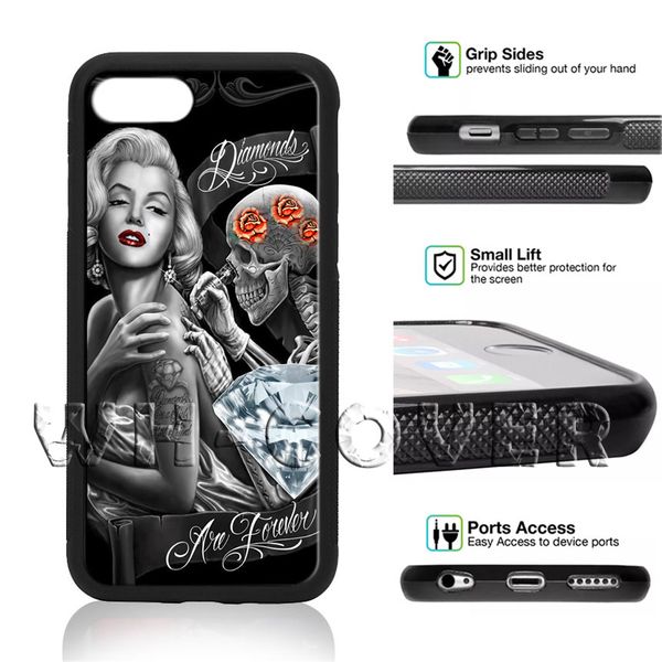 coque iphone 7 marylin monroe