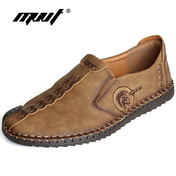 

comfortable men casual shoes loafers men shoes quality split leather shoes men flats moccasins plus size new, Blue;gray