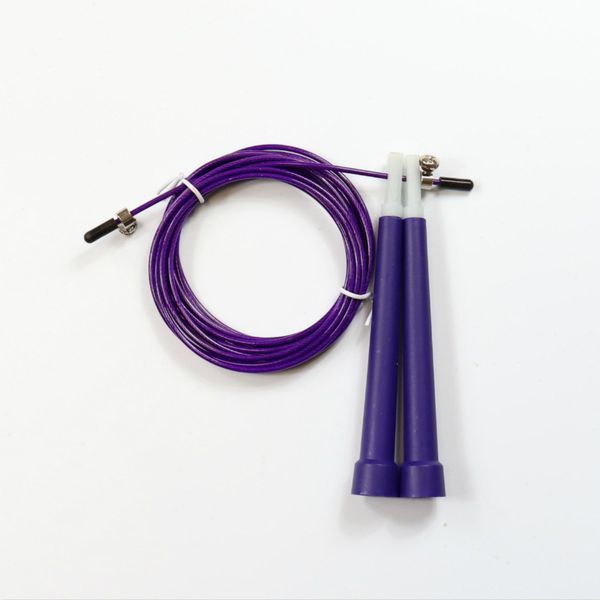 

speed adjustable jump rope wire skipping fitness sport cardio crossfit gym